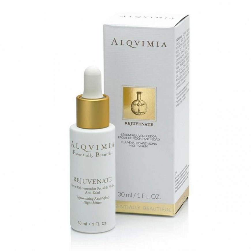 "Alqvimia Rejuvenate" rejuvenating night face serum 30ml – 3