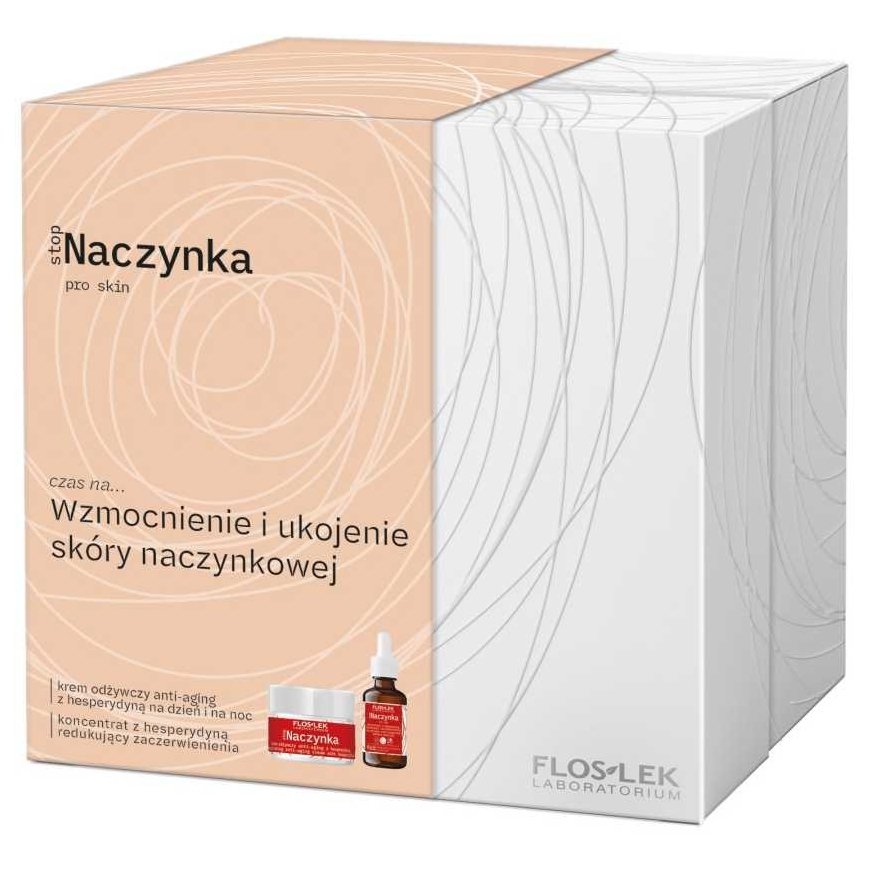 Floslek stopNaczynka kit concentrate with hesperidyna 30ml + krem zaytnytny anti-aging 50ml