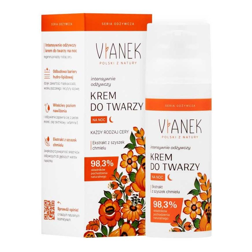 Vianek Intensively nourishing night face cream 50 ml – 3