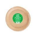 Kraft paper plates Go Green Ø22cm 20 pcs|0,20kg Kraft paper plates Go Green Ø22cm 20 pcs|0,20kg