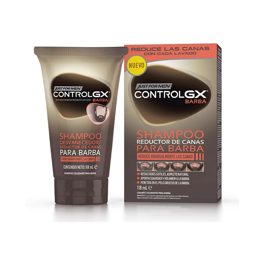 Just For Men Control Gx Barbe Gray Hair Reducer 118ml shampoo – 2