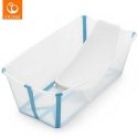Stokke Flexi Bath - składana wanienka dziecięca su įdėklu | Glacier Mėlyna Stokke Flexi Bath - składana wanienka dziecięca su įdėklu | Glacier Mėlyna