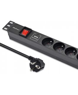 Qoltec Listwa zasilająca pdu do rack 19" | 1u | 16a | 6xfrench | 1.8m