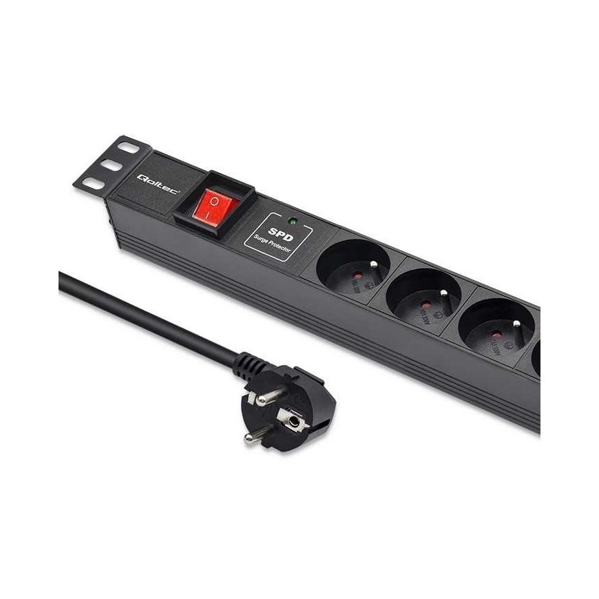 Qoltec Listwa zasilająca pdu do rack