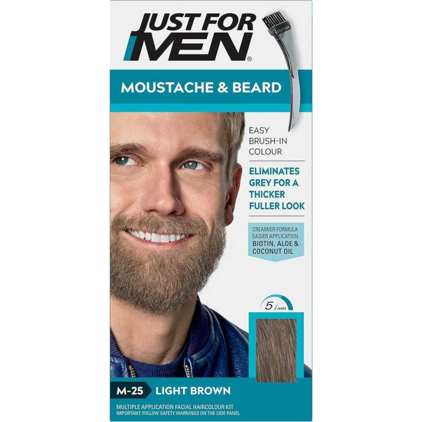 Just For Men Moustache And Beard šviesiai rudas 28.4g – 3