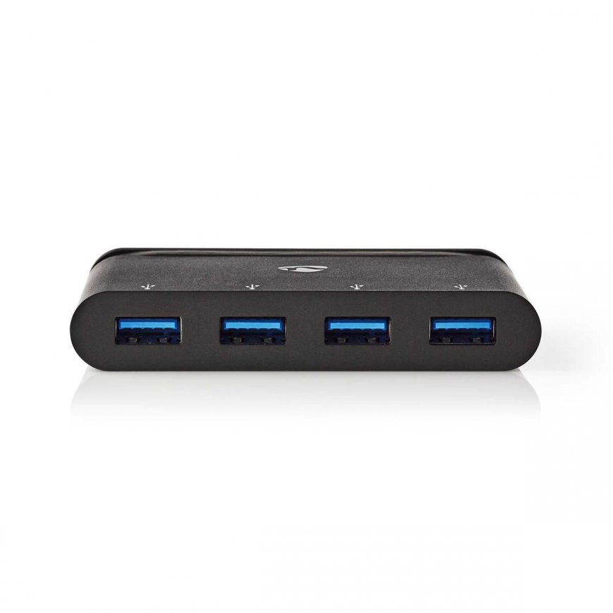 Nedis TCARF200BK jaotur USB 3.2 Gen 1 (3.1 Gen 1) Type-C Must