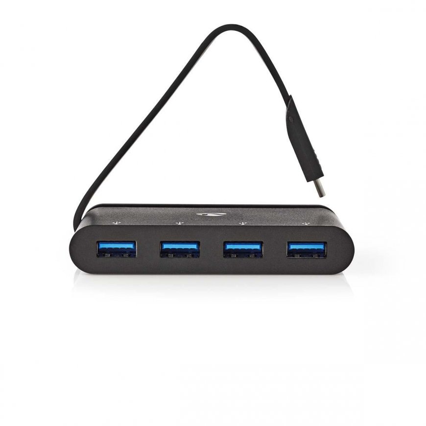 Nedis TCARF200BK keskitin USB 3.2 Gen 1 (3.1 Gen 1) Type-C musta – 2