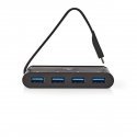 Nedis TCARF200BK interface hub USB 3.2 Gen 1 (3.1 Gen 1) Type-C Black Nedis TCARF200BK interface hub USB 3.2 Gen 1 (3.1 Gen 1) Type-C Black