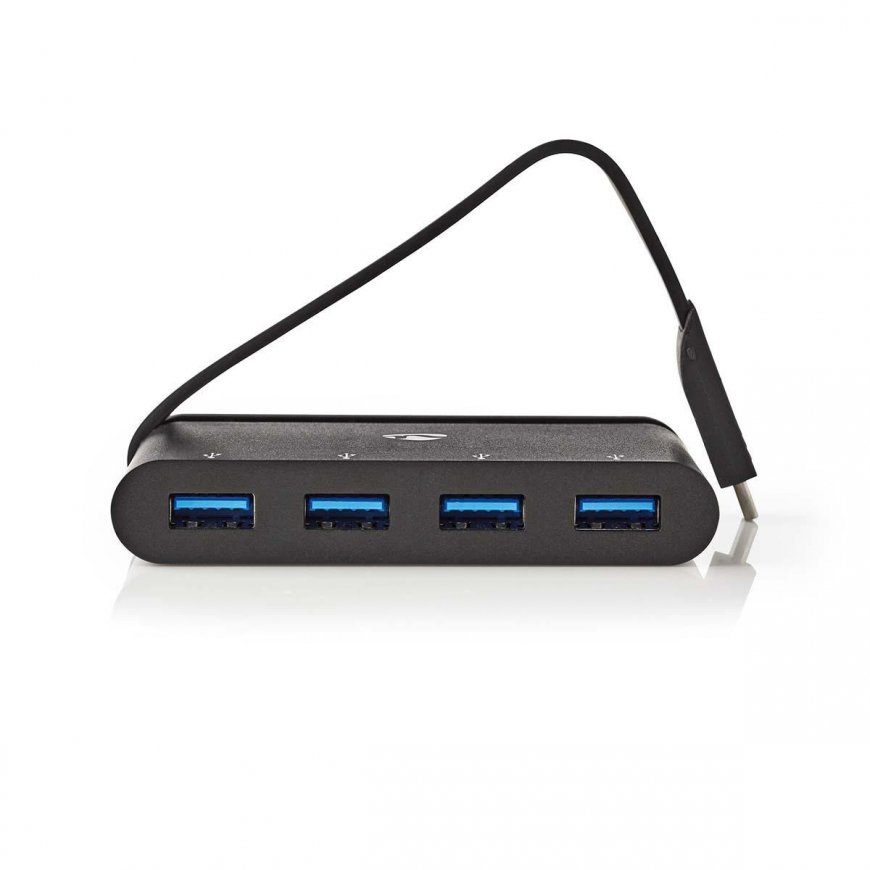 Nedis TCARF200BK interfeisa centrmezgls USB 3.2 Gen 1 (3.1 Gen 1) Type-C Melns – 3