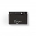 Nedis TCARF200BK interfeisa centrmezgls USB 3.2 Gen 1 (3.1 Gen 1) Type-C Melns