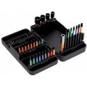 kit końcówek i nasadek udarowych 1/4", do rubu typu Phillips, Pozidriv, TORX, Imbus, 40 pcs. BAHCO [66IM/40C-1]