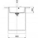 Sink Franke Maris 125.0683.056, granite, 41x40x20cm Sink Franke Maris 125.0683.056, granite, 41x40x20cm