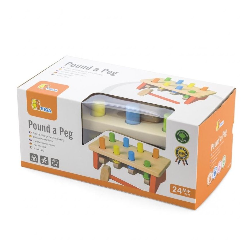 Wooden hammer toy Viga – 5