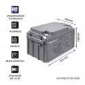 Qoltec 53037 AGM akumulators | 12V | 65Ah | max 780A Qoltec 53037 AGM akumulators | 12V | 65Ah | max 780A
