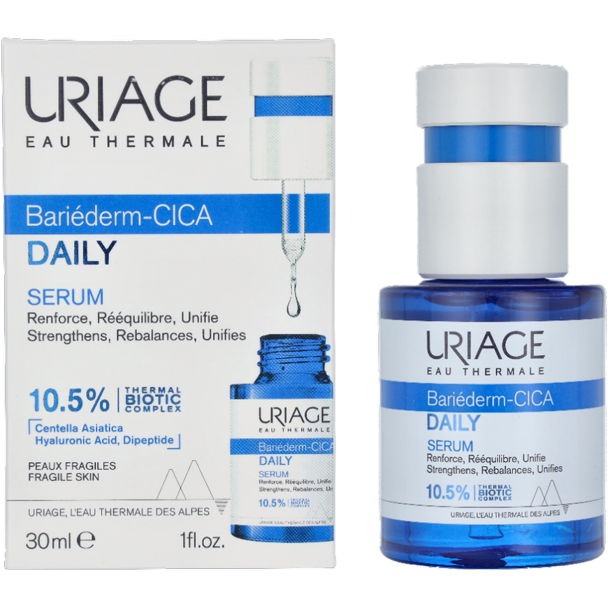 Uriage Bariéderm CICA Daily Serum Skin Serum Unisex, 30 ml – 3