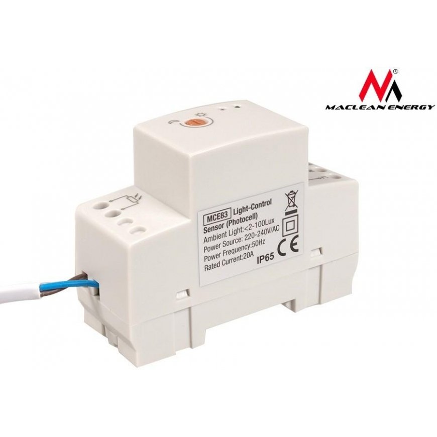 MACLEAN MCE83 Maclean MCE83 Light switch on DIN rail with external detector – 3