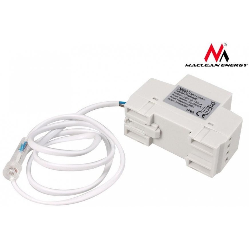 MACLEAN MCE83 Maclean MCE83 Light switch on DIN rail with external detector – 4