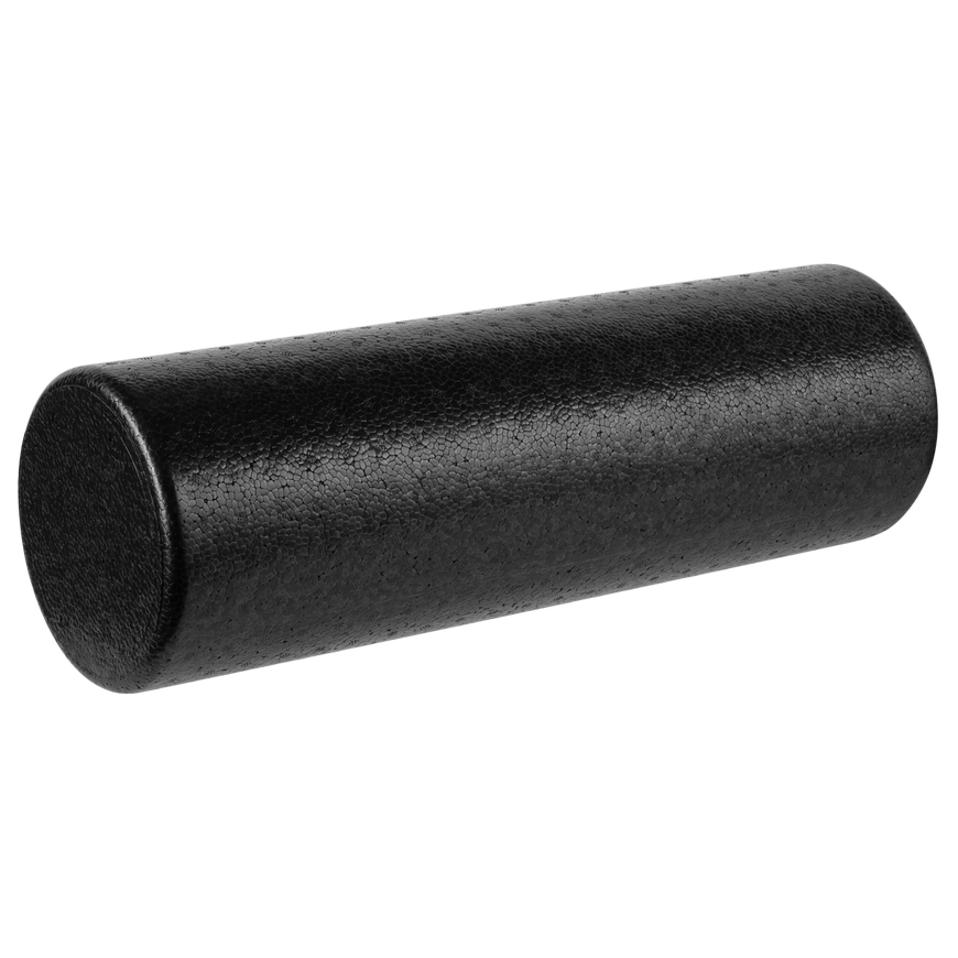 Massage roller, roller 15x45cm, black, EPP material, REBEL ACTIVE