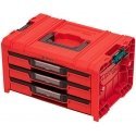 Q-Brick QBRICK PRO tool box with 3 drawers 2.0 EXPERT Red Q-Brick QBRICK PRO tool box with 3 drawers 2.0 EXPERT Red