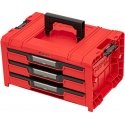 Q-Brick QBRICK PRO tool box with 3 drawers 2.0 EXPERT Red Q-Brick QBRICK PRO tool box with 3 drawers 2.0 EXPERT Red