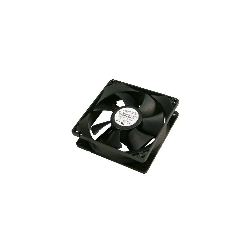 LogiLink PC case cooler Computer case Fan Black – 2