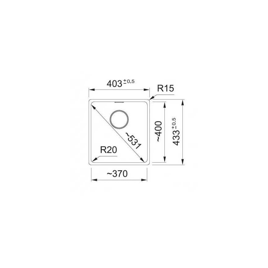 Kitchen sink Franke Maris MRG 210/110-37, onyx black, 125.0683.135 – 2