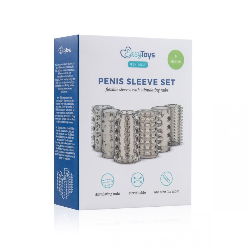 EasyToys Men Only ET802BLK Varpos didinimo priemonė Varpos mova Juoda, Permatomas – 5