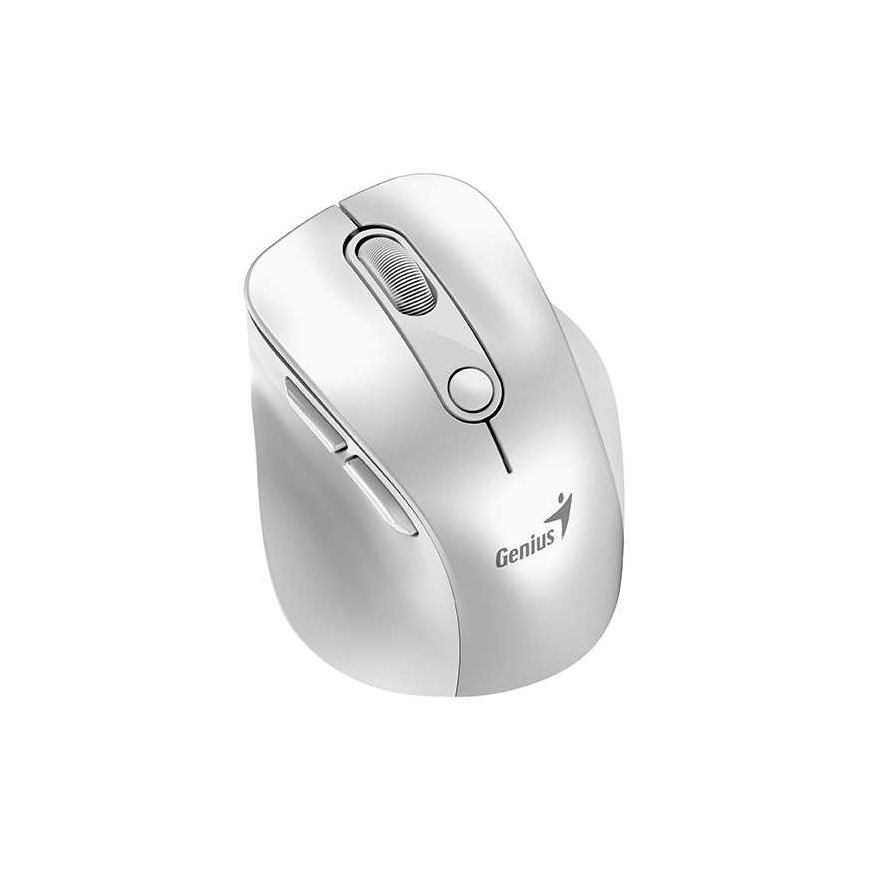 Bevielė pelė, Genius Ergo 9000S Pro, balta, optinė, 2400DPI – 3