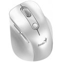 Bevielė pelė, Genius Ergo 9000S Pro, balta, optinė, 2400DPI