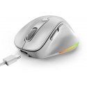 Bevielė pelė, Genius Ergo 9000S Pro, balta, optinė, 2400DPI