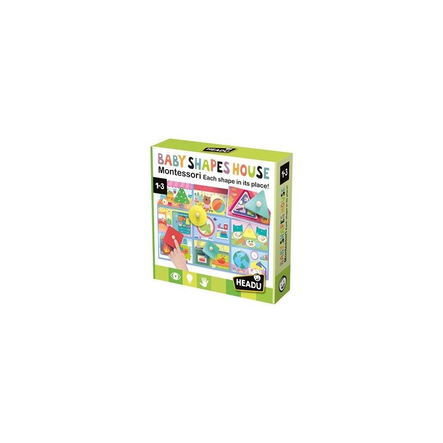HEADU Montessori My first house of shapes