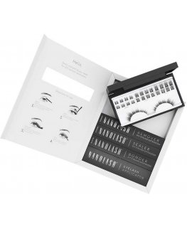Nanolash DIY Extensions Starter Kit komplektas sztuczne rzęsy 10.12.14mm Divine 36szt. + bonder do rzęs 5ml + sealer do rzęs 5ml
