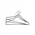 Clothes Racks 3pcs steel|vinyl Non Slip Sliver 42cm silver Clothes Racks 3pcs steel|vinyl Non Slip Sliver 42cm silver