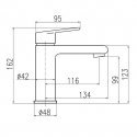 Washbasin faucet Domoletti Colorado