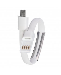 Akyga AK-AD-34 USB-kaabel 0,23 m USB 2.0 USB A Micro-USB B Valge