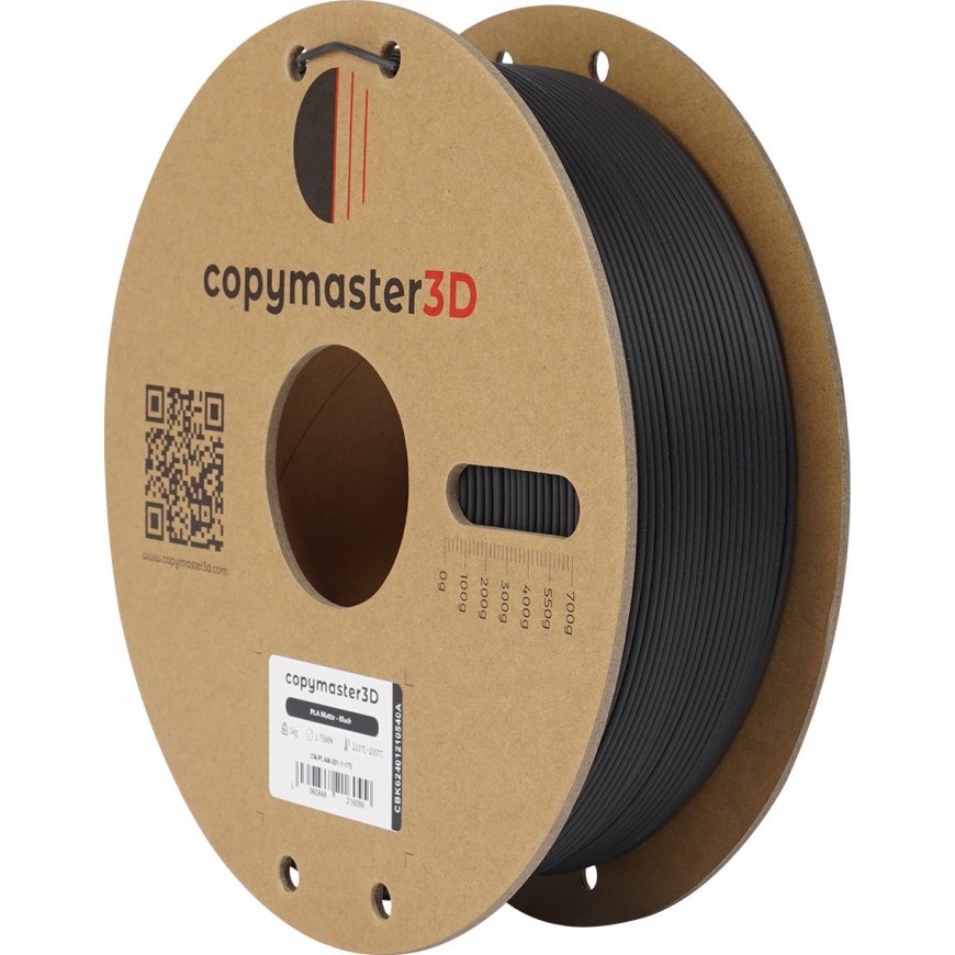 Copymaster3D PLA MATTE filament for 3D printer, 1.75 mm, matte black – 3
