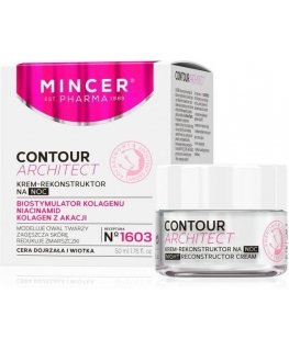 Mincer Pharma Contour Architect night cream-reconstructor for mature and sagging skin No. 1603 50ml