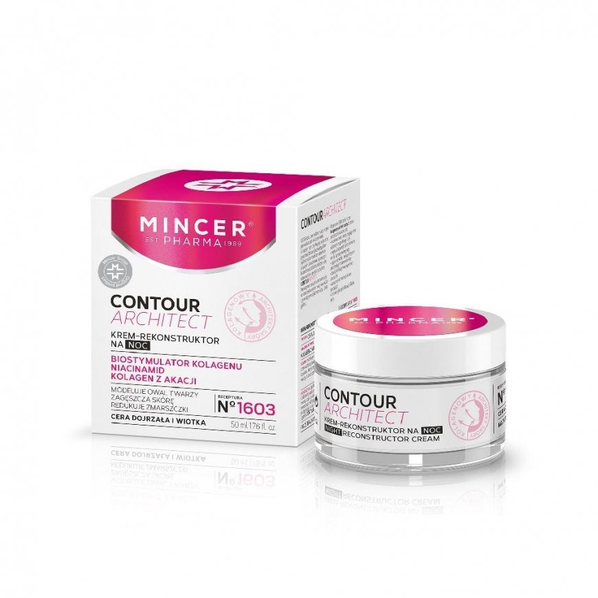 Mincer Pharma Contour Architect night cream-reconstructor for mature and sagging skin No. 1603 50ml – 2