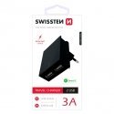 Swissten 22031000 PDA/mobīlo telefonu lādētājs Universāls Melns AC Ātrā uzlāde Iekštelpas Swissten 22031000 PDA/mobīlo telefonu lādētājs Universāls Melns AC Ātrā uzlāde Iekštelpas