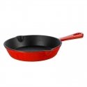 Grand Feu enameled cast iron pan, 25 cm, red Grand Feu enameled cast iron pan, 25 cm, red