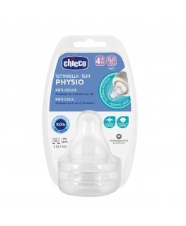 Chicco 00020335000000 pudelītes knupītis Silikons Ortodontisks Vidēja plūsma