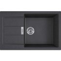 Franke tectonite sink Sirius S2D 611-78 XL, with plug valve, Carbon color Franke tectonite sink Sirius S2D 611-78 XL, with plug valve, Carbon color