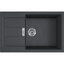 Franke tectonite sink Sirius S2D 611-78 XL, with plug valve, Carbon color Franke tectonite sink Sirius S2D 611-78 XL, with plug valve, Carbon color