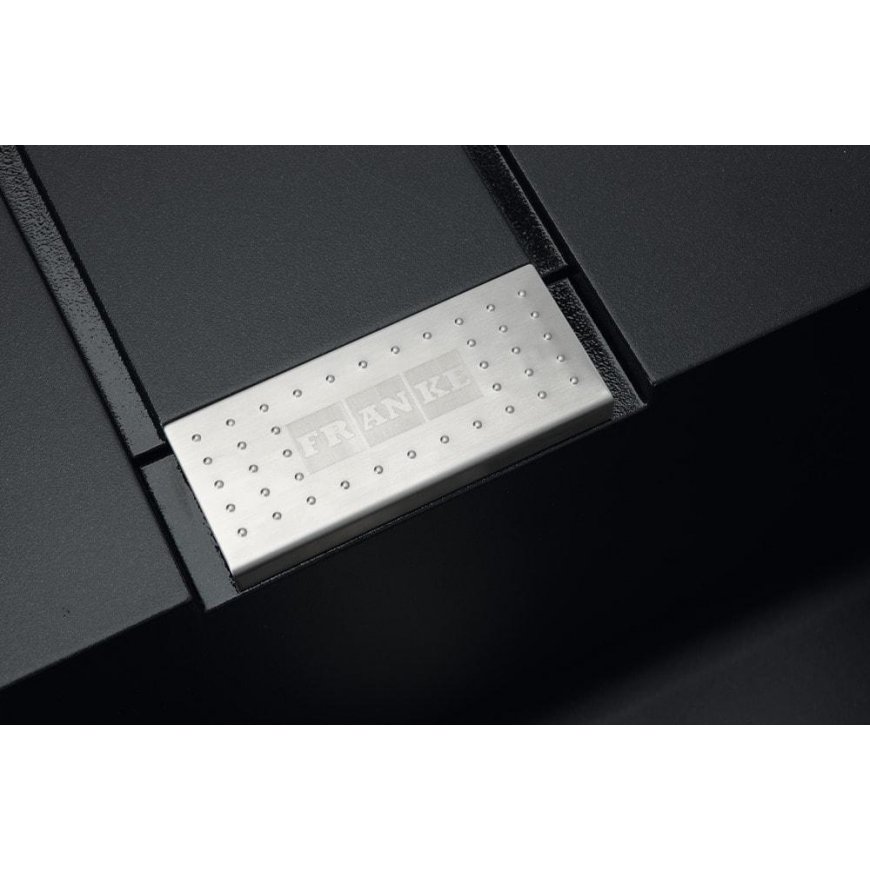 Franke tektonito plautuvė Sirius S2D 611-78 XL, su užkemšamu ventiliumi, Carbon spalva – 5