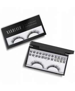 Nanolash DIY Eyelash Extensions false eyelashes in tufts Harmony 36 pcs.