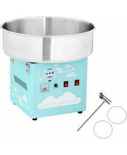 Royal Catering Cotton candy machine, turquoise, diameter. 520 mm bowls + sugar measuring cup