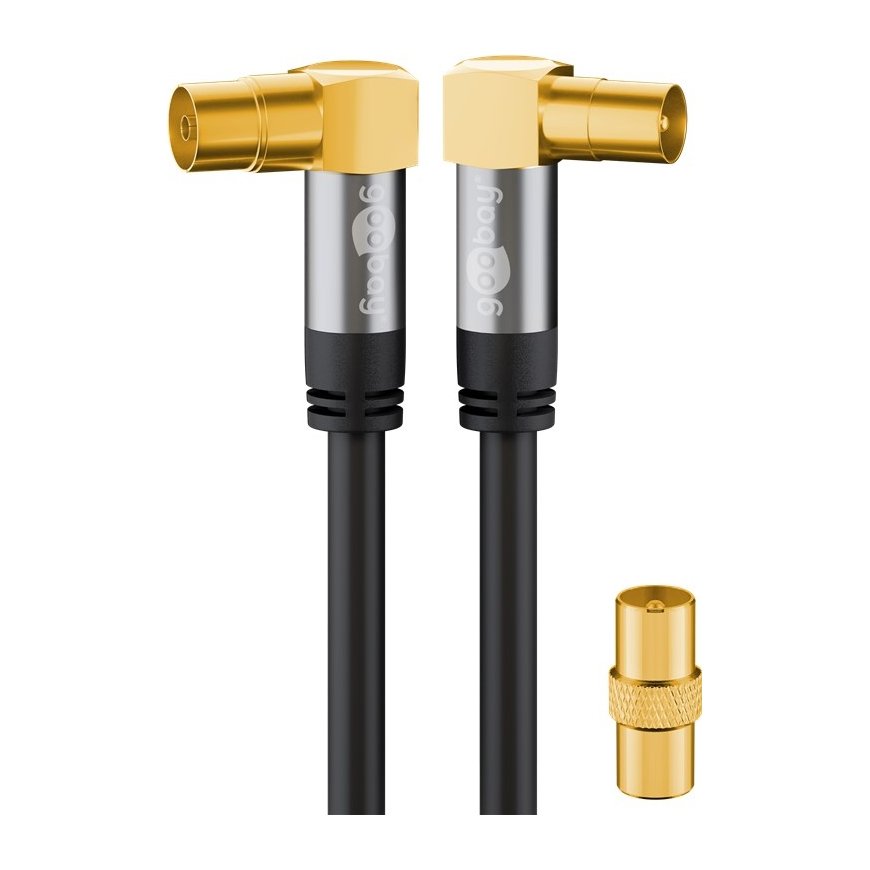 Goobay 70464 bendraašis kabelis 3 m Juoda