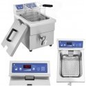 Deep fryer frytkownica induction with tap 230V Royal Catering 10L