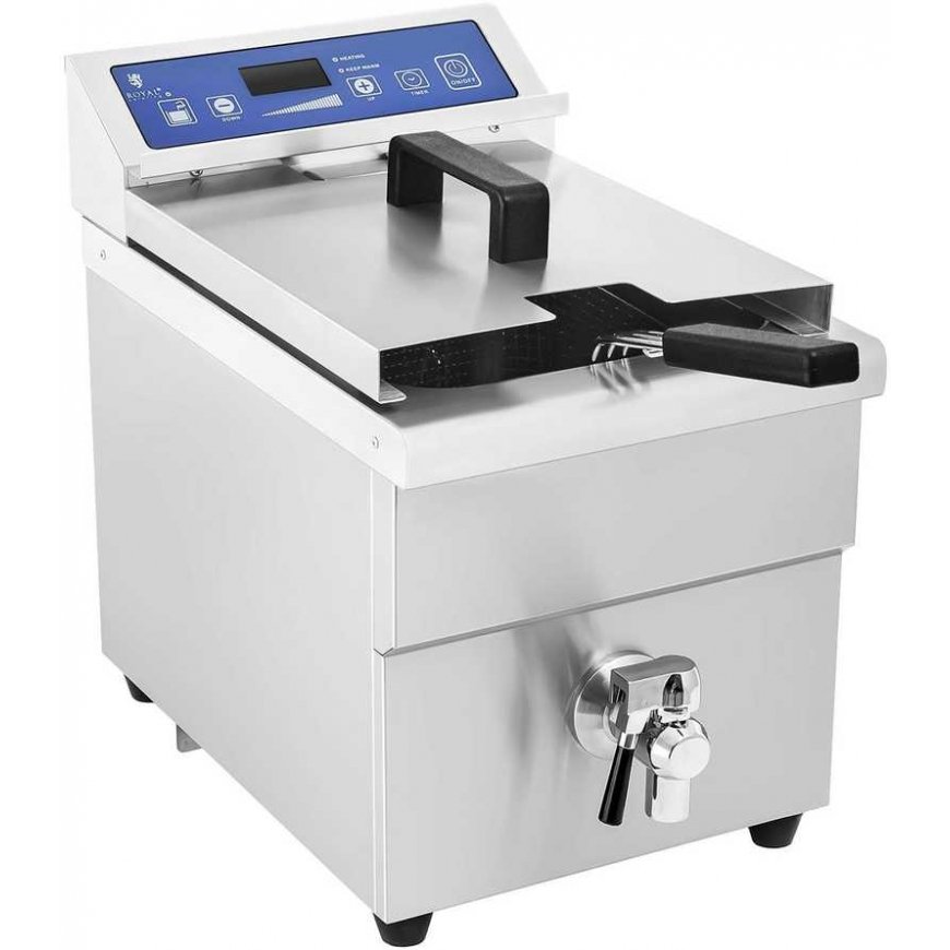 Deep fryer frytkownica induction with tap 230V Royal Catering 10L – 2