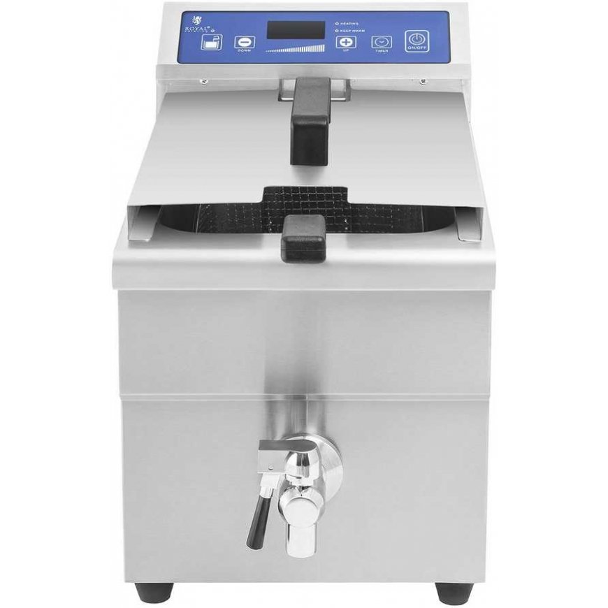 Deep fryer frytkownica induction with tap 230V Royal Catering 10L – 5